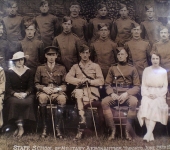 RARE 1917 Toronto Military Aeronatics Staff Photo