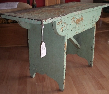 19th Century Sawbuck Bench