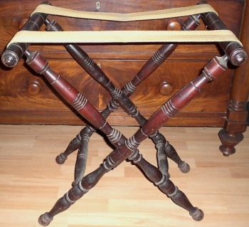 Mahogany Folding Butler’s Tray Stand