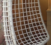 1970’s Rattan Hanging Cage Chair