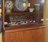 Teak Corner Cabinet