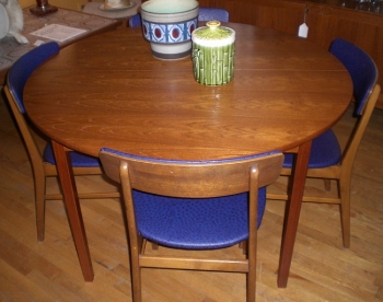 Danish Teak Dining Set & Chairs