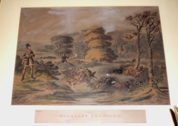 Pair of 1840’s Oak Framed English Hunt Prints