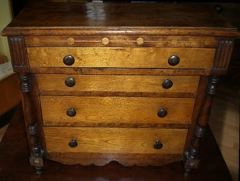 Nova Scotia Birch & Maple Miniature Chest of Drawers
