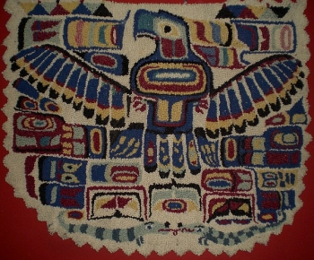 Northwest Coast Native Hooked Rug