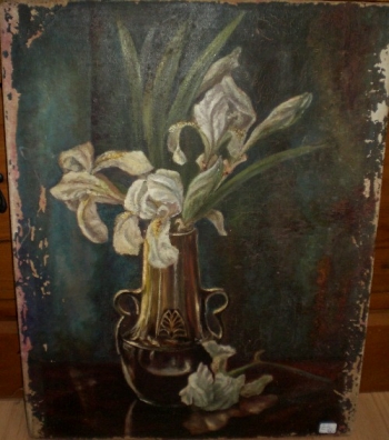 Oil on Canvas Floral Still Life