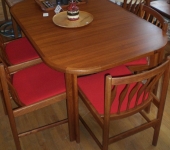 Teak Dining Table & 6 Chairs