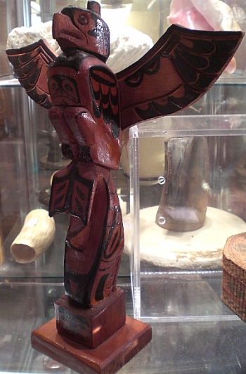 Miniature Northwest Coast Native Totem Pole