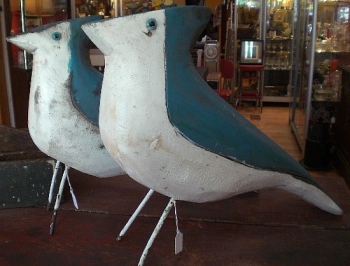 Folk Art Yard Birds