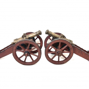 Working French Cannon Models