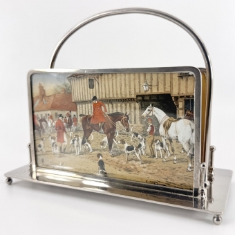 Silverplate Letter Stand