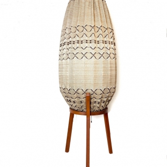 Danish Teak Tripod Lamp