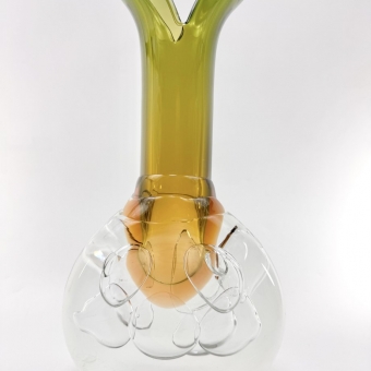 Jaroslav Svoboda Art Glass Vase