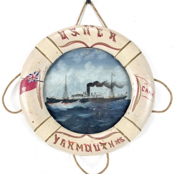 Miniature Yarmouth Steamship Portrait