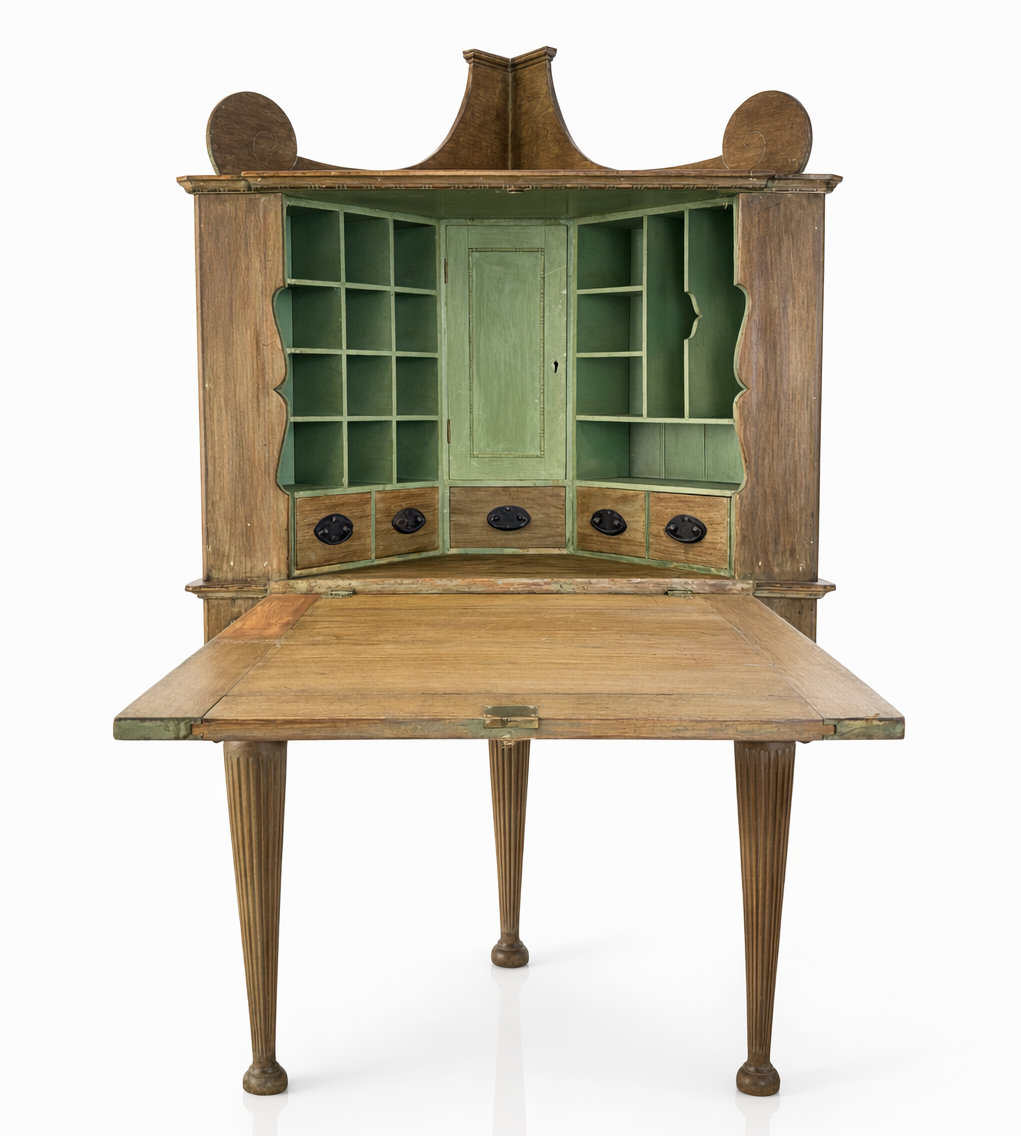 Classical Corner Dropfront Desk