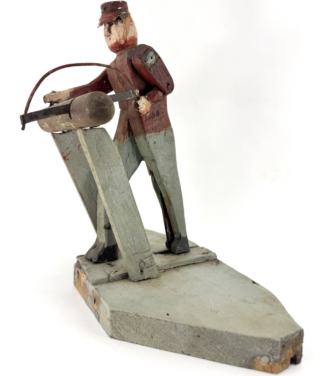 Products: Folk Art Whirligig Saw Man – Finer Things Antiques
