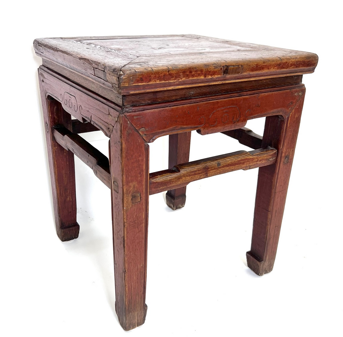 Chinese Provincial Elm Stool