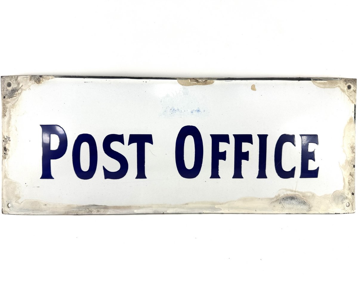 Products: Early P.O. Sign – Finer Things Antiques